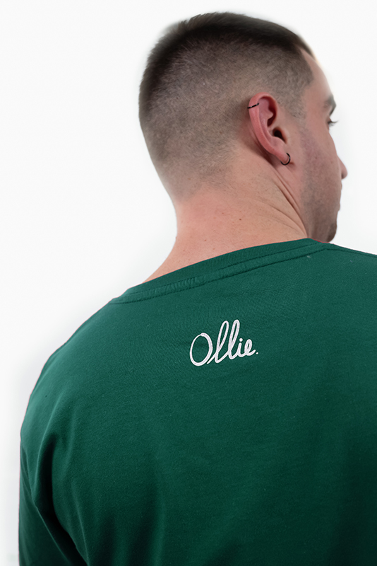 ollie-man-unisex-shirt-bottle-green-back
